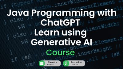 Java Programming with ChatGPT Learn using Generative AI Alpha Academy Code