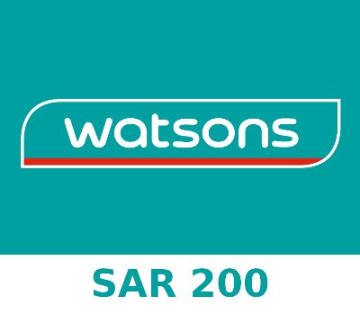 Watsons SAR 200 Подарочная карта SA