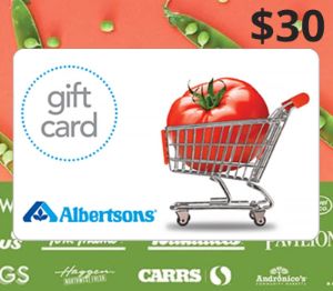 Albertson's USD 30 Подарочная карта US