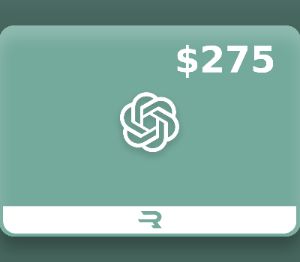 Rewarble ChatGPT USD 275 Подарочная карта