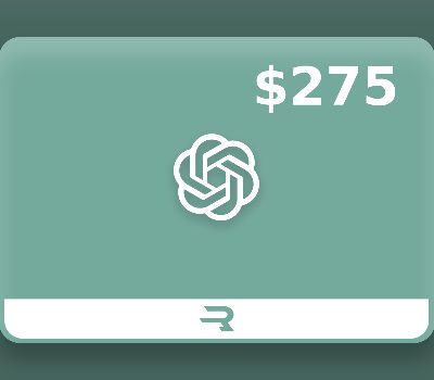Rewarble ChatGPT USD 275 Подарочная карта