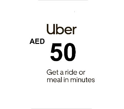 Uber 50 AED AE Gift Card