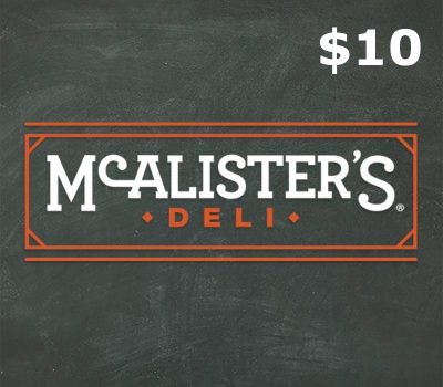 McAlisters $10 Подарочная карта US