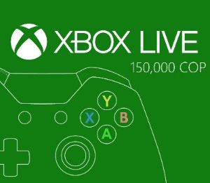 XBOX Live COP 150000 Предоплаченная карта CO