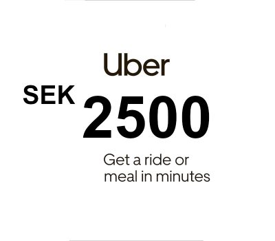 Uber SEK 2500 Gift Card SE