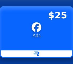 Rewarble Facebook Ads $25 Подарочная карта US