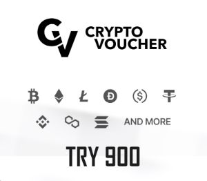 CRYPTO VOUCHER TRY 900 Подарочная карта