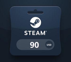 Steam Wallet USD 90 Подарочная карта KG