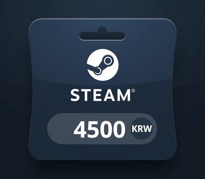 Steam Wallet KRW 4500 Gift Card KR