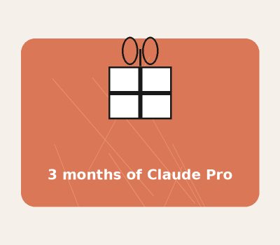Claude Pro — 3 месяца