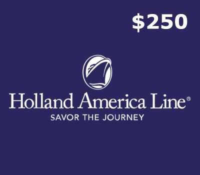 Holland America Line $250 Подарочная карта US