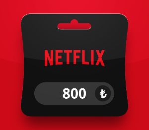 Netflix TRY 800 Подарочная карта TR