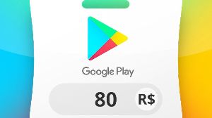Google Play BRL 80 Подарочная карта BR