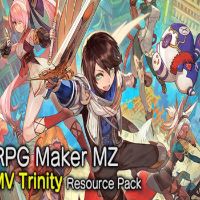 RPG Maker MZ - MV Trinity Resource Pack DLC Steam Ключ