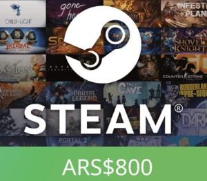 Steam Подарок Карта 800 ARS AR Код активации