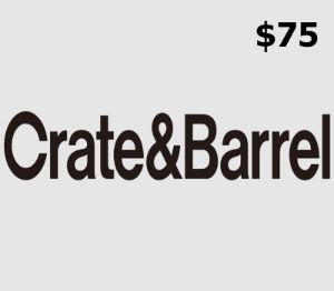 Crate and Barrel $75 Подарочная карта US