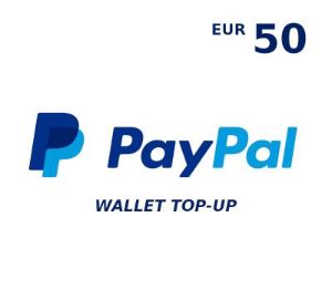 PayPal Wallet 50 EUR Top Up EU