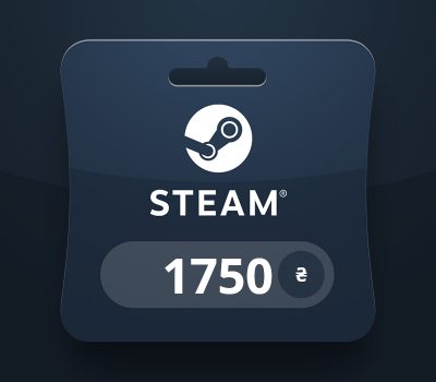 Steam Wallet UAH 1750 Подарочная карта UA