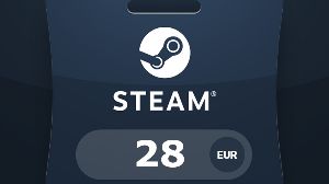 Steam Карта пополнения €28 EU Код активации
