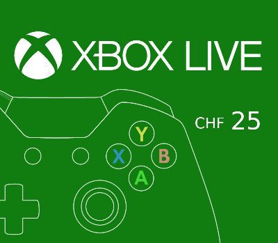 XBOX Live 25 CHF Предоплаченная карта CH