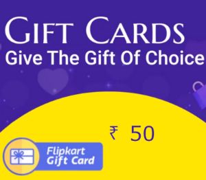 Flipkart INR 50 Подарочная карта IN