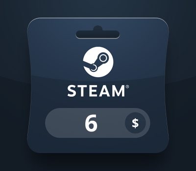 Steam Wallet USD 6 Подарочная карта OM