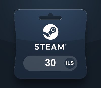 Steam Wallet ILS 30 Подарочная карта IL