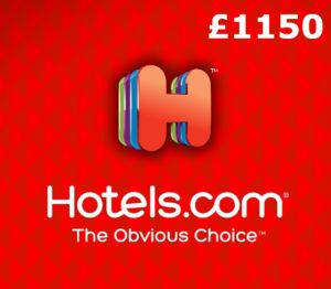 Hotels.com £1150 Подарочная карта UK