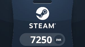 Steam Карта пополнения ₹7250 INR Код активации