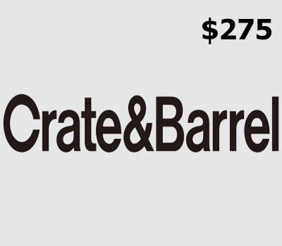 Crate and Barrel USD 275 Gift Card US