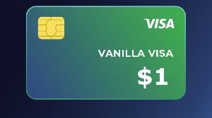 Vanilla VISA $1 US