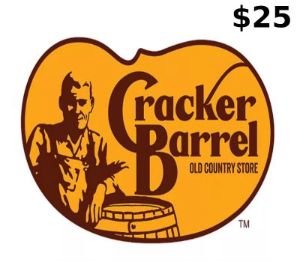 Cracker Barrel Old Country Store $25 Подарочная карта US