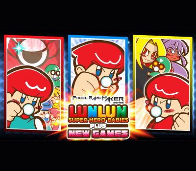 Pixel Game Maker Series LUNLUN SUPER HERO BABIES PLUS NEWGAMES PC Steam Ключ