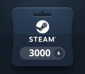 Steam Wallet TRY 3000 Подарочная карта TR