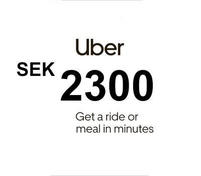 Uber SEK 2300 Подарочная карта SE