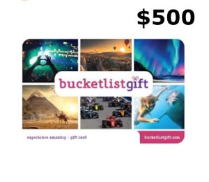 BucketlistGift $500 Подарочная карта US
