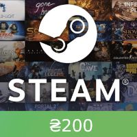 Steam Подарок Карта ₴200 UAH UA Код активации