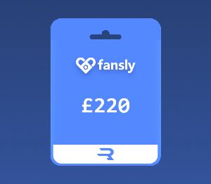 Rewarble Fansly GBP 220 Подарочная карта