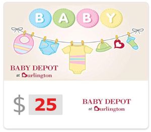 Baby Depot at Burlington $25 Подарочная карта US