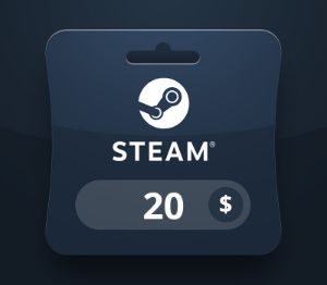 Steam Wallet USD 20 Подарочная карта MV