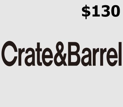Crate and Barrel USD 130 Gift Card US