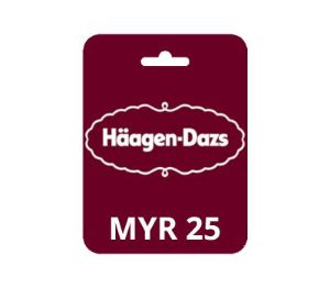 Haagen-Dazs MYR 25 Подарочная карта MY