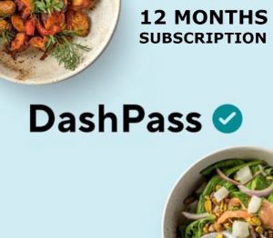 DoorDash DashPass 12 мес. Subscription Карта US