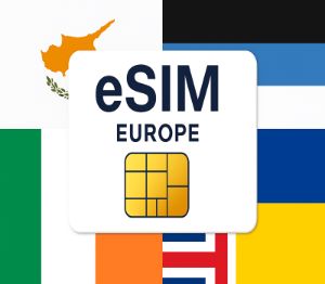 eSIMs 3 GB Data Mobile EU (valid for 30 Days)