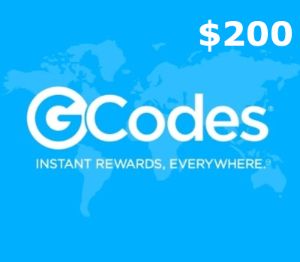 GCodes® Global Merchandise $200 Подарочная карта US