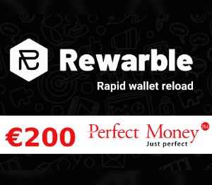 Rewarble Perfect Money EUR 200 Подарочная карта