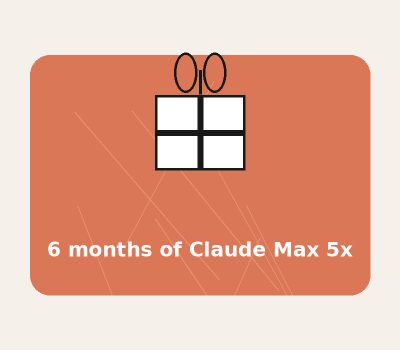 Claude Max 5x — 6 месяцев