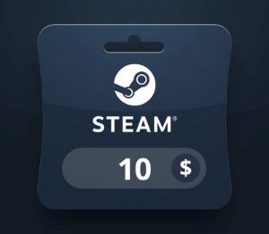 Steam Wallet USD 10 Подарочная карта EC