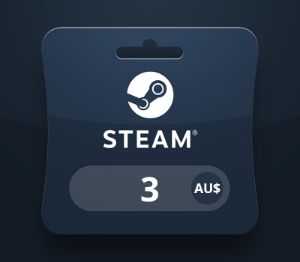 Steam Wallet AUD 3 Подарочная карта AU