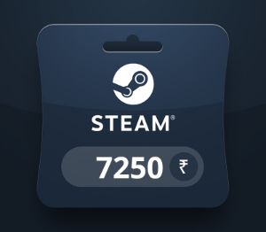 Steam Wallet INR 7250 Подарочная карта IN